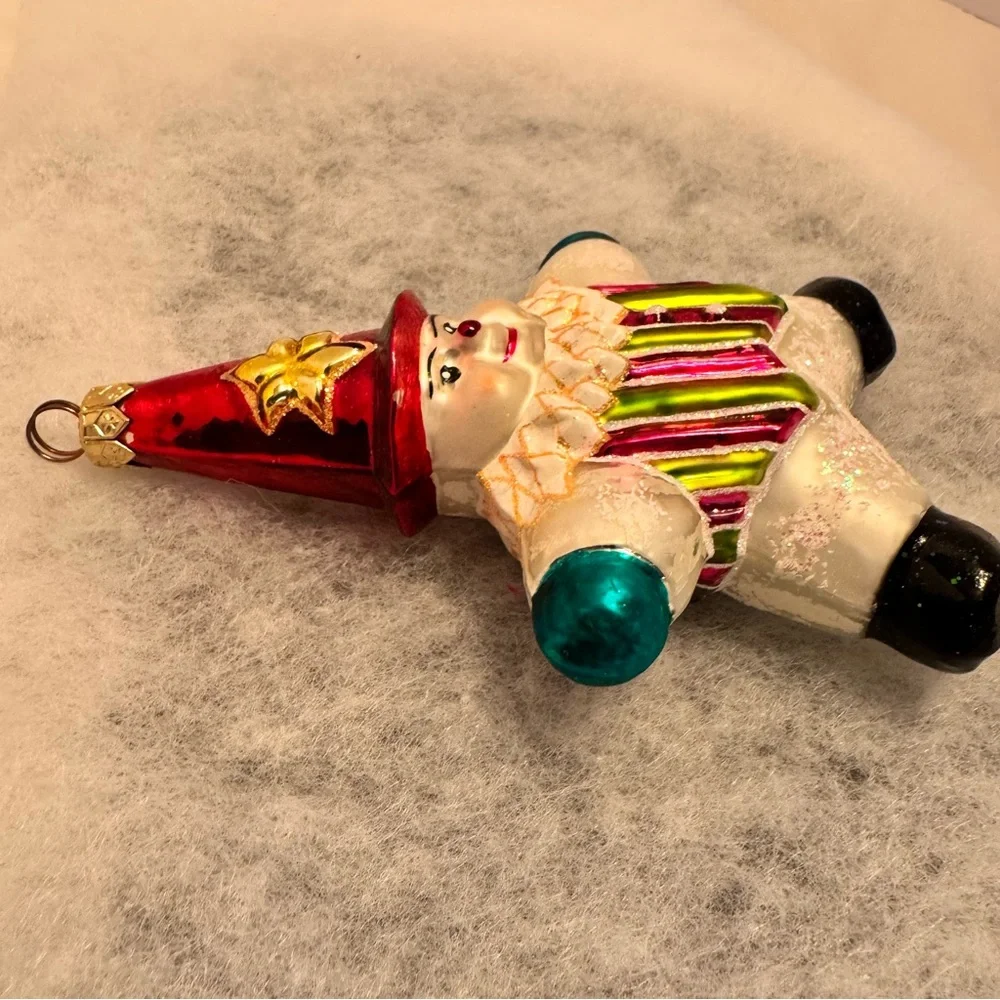Christopher Radko Snowstar Santa‎ Christmas Tree Ornament Holiday Decor